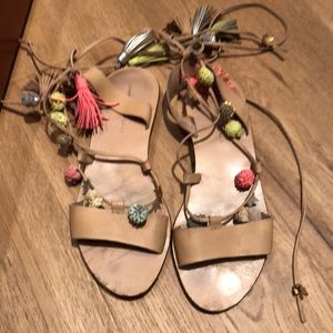 Loeffler Randall Starla ankle wrap sandal